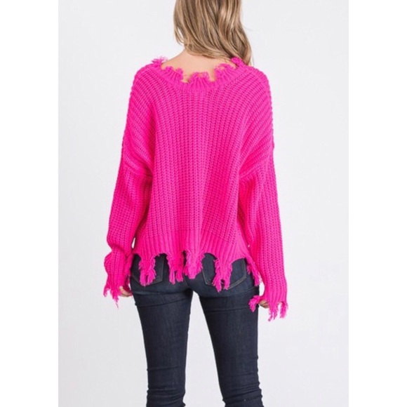 Destroyed Love Distressed Sweater - Picture 3 of 3